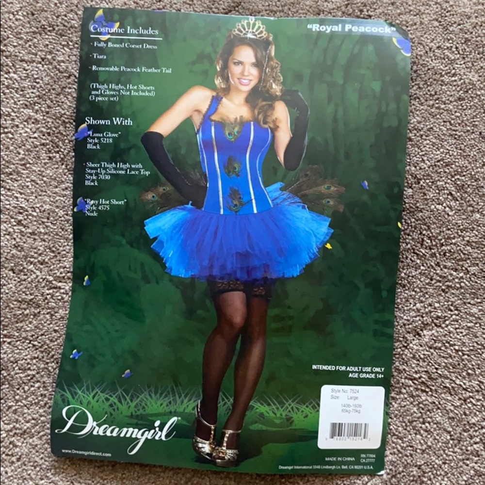 Royal Peacock Costume